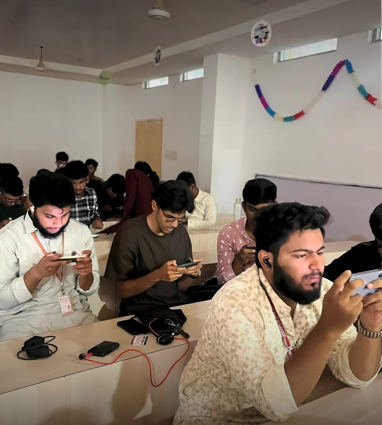 Intense BGMI mobile gaming tournament match in progress